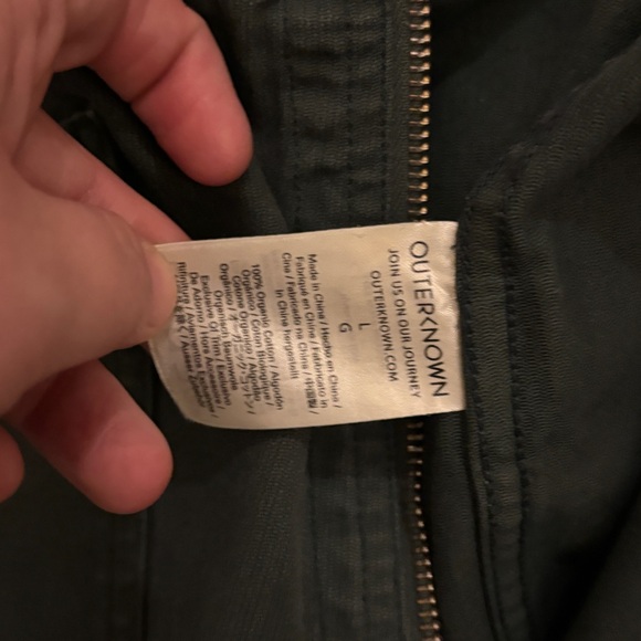 OUTERKNOWN Depot Jumpsuit Coverall Flight Suit in Green Night - Picture 6 of 8